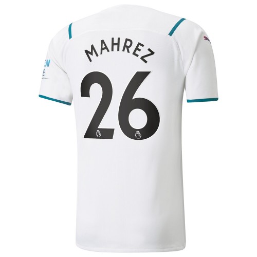 Manchester City Dres Riyad Mahrez 26 Gostujući 2021/22 Kratkih Rukava Manchester City Dres Riyad Mahrez 26 Gostujući 2021/22 Kratkih Rukava